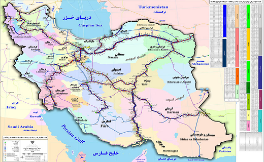 حرکت قطار&zwnj;های شاهراه ریلی ایران برریل توسعه و پیشرفت
