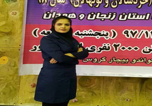 قضاوت داور مهابادی در مسابقات چند جانبه استان کردستان