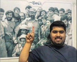 طراحی تمثال شهید جهادگر امیرمحمد اژدری با ثبت بیش از ٧٠ هزار اثر انگشت +فیلم