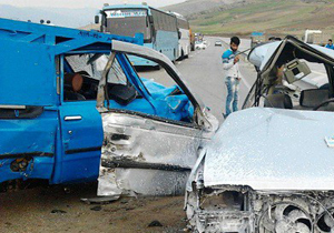 یک فوتی در حادثه رانندگی