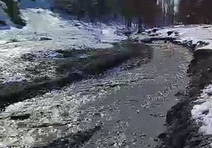 جریان دوباره رودخانه در روستای سوخسوانقلاب + فیلم