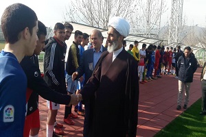 بازدید معاون فرهنگی قوه قضاییه از تمرین تیم ملی فوتبال جوانان ایران
