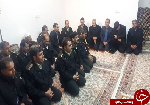 دیدارعضو کمیسیون امنیت ملی مجلس شورای اسلامی با خانواده شهید جابربیرانوند در خرم آباد