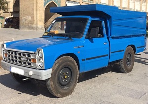 دل‌نوشته زیبا پشت یک نیسان + عکس