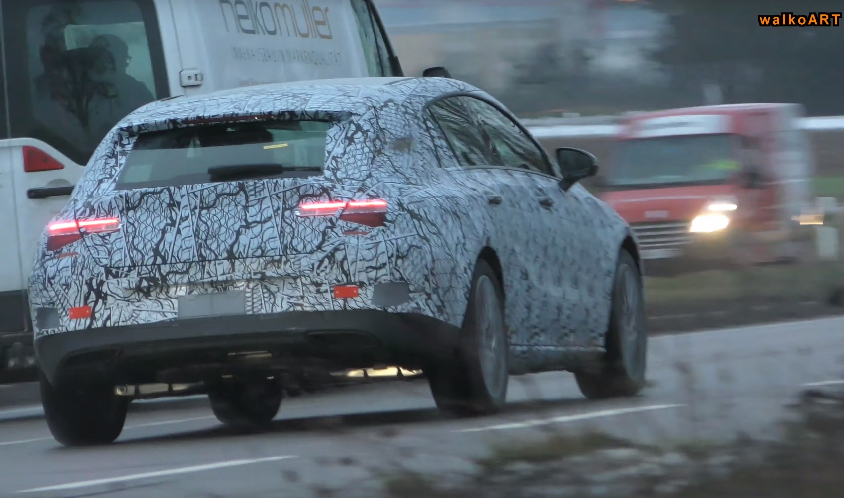 اولین تصاویر جاسوسی مرسدس CLA Shooting Brake +تصاویر