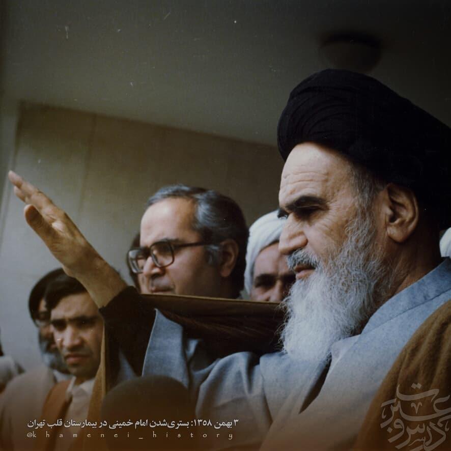 نقش آیت&zwnj;الله خامنه&zwnj;ای در انتقال امام(ره) به تهران +عکس