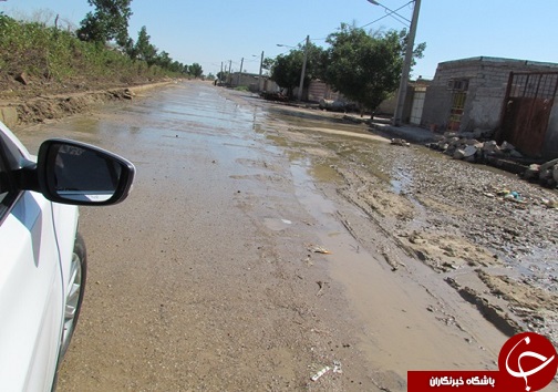 بررسی مشکلات فاضلاب و آب های سطی شهر بستان
