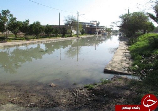 بررسی مشکلات فاضلاب و آب های سطی شهر بستان
