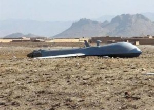 سقوط هواپیمای بی سرنشین ناتو در فراه
