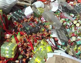 معدوم سازی بیش از ۳۱ تن موادغذایی غیربهداشتی در لرستان