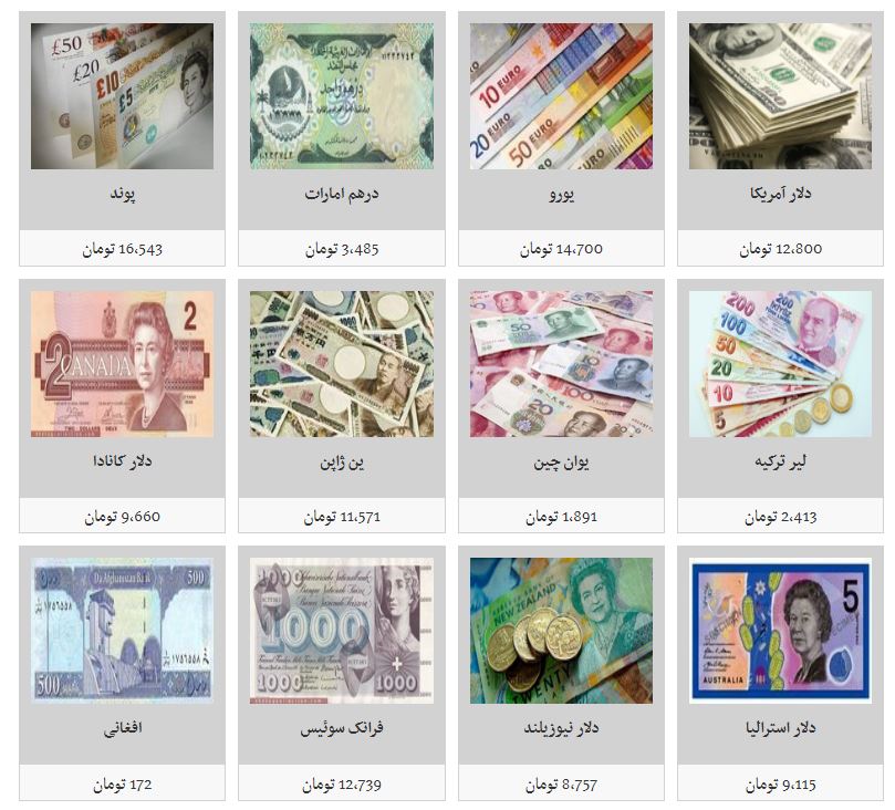 نرخ تمامی ارز&zwnj;ها در بازار/ یورو ۱۴ هزار و ۷۰۰ تومان