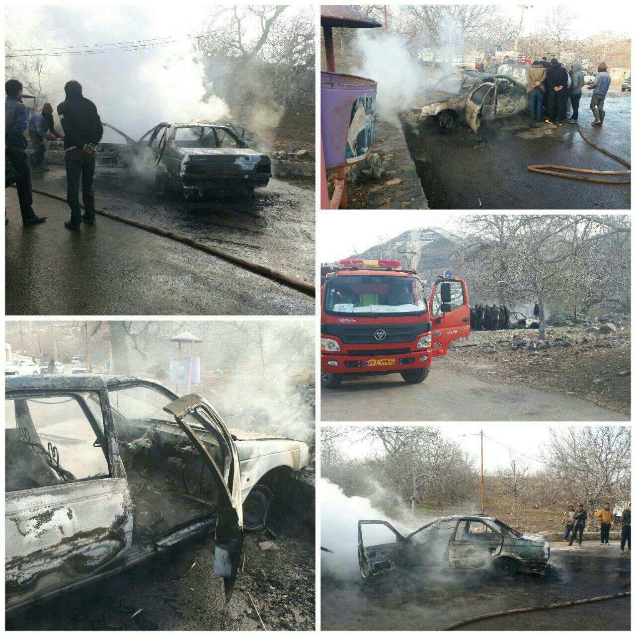 قاچاقچیان گرفتار محموله هروئین را آتش زدند