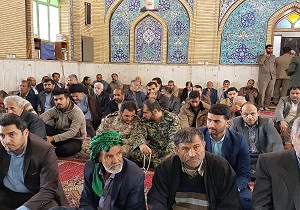 برگزاری مراسم بزرگداشت شهدای حمله تروریستی زاهدان در حسینیه ثارالله