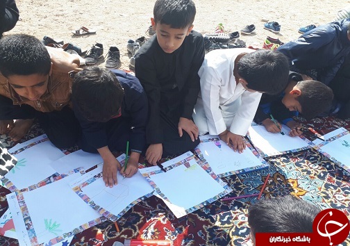 حضور کتابخانه&zwnj;های سیار کانون پرورش فکری کودکان و نوجوان خوزستان درمنیوحی