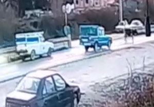 لحظه تصادف وانت با گاو در «نور» + فیلم