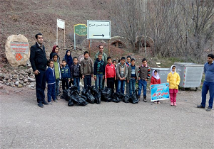 پاکسازی روستای گازرخان از زباله