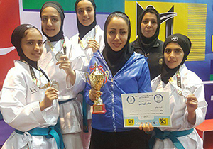درخشش دختران کاتا کار اصفهانی در لیگ قهرمانان کشور