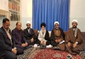 دیدار اعضای مؤسسه خیریه فاطمه الزهرا(س) اهواز با مراجع تقلید