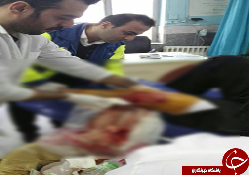 مصدومیت تیم اورژانس ۱۱۵ پلور در هنگام امداد رسانی به مصدومان تصادفی +تصاویر