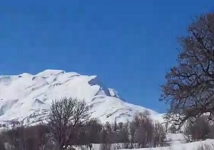 مناظر زیبا و برفی از منطقه "میرآباد" + فیلم