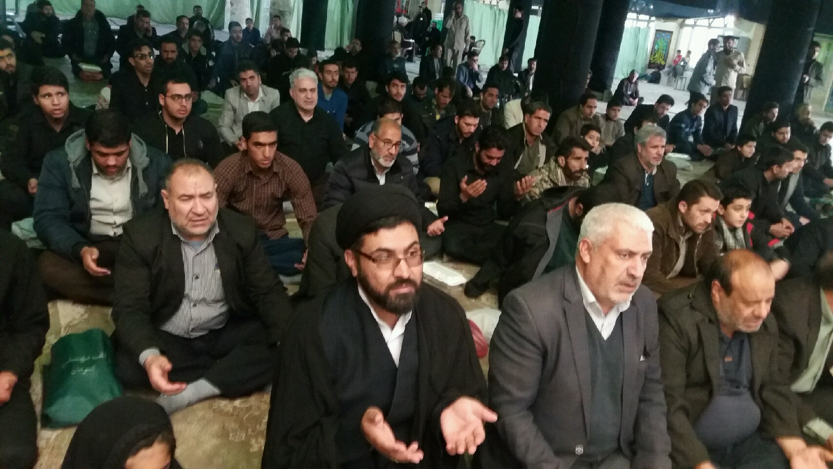 نخستین سالگرد شهید بسیجی مدافع حرم استان کرمان برگزار شد