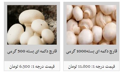 قارچ صدفی فله کیلویی چند؟