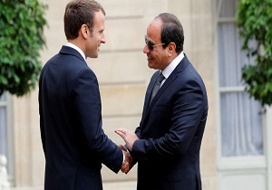 سفر سه روزه رئیس جمهور فرانسه به مصر