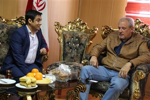 سفیر و کشتی گیران کوبایی در فدراسیون ایران +تصاویر