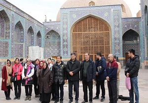 بازدید ۲۰ محقق چینی از بقعه شیخ صفی الدین اردبیلی