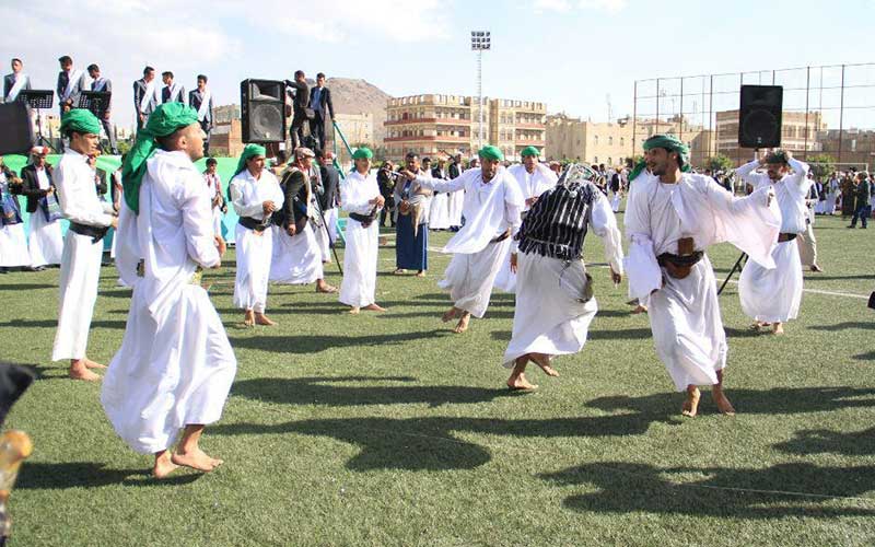 جشن ازدواج دسته جمعی فرزندان شهدا در یمن+تصاویر