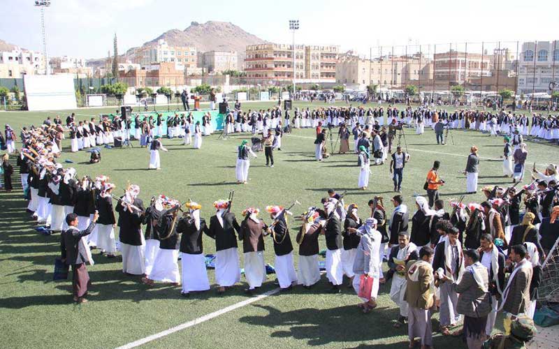 جشن ازدواج دسته جمعی فرزندان شهدا در یمن+تصاویر