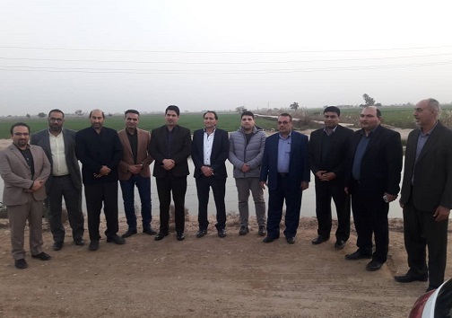 دیدار سرمایه گذار خارجی با سرپرست فرمانداری حمیدیه