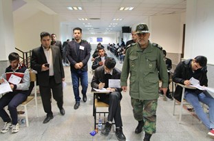 شرکت هزار و ۸۱۸ نفر در آزمون جذب داوطلبین دانشگاه افسری