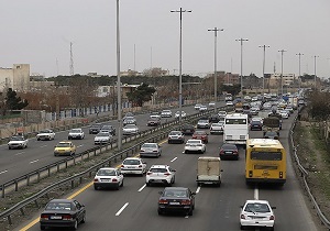 ترافیک در آزادراه کرج-تهران سنگین است/ انسداد محور رامهرمز-بهبهان