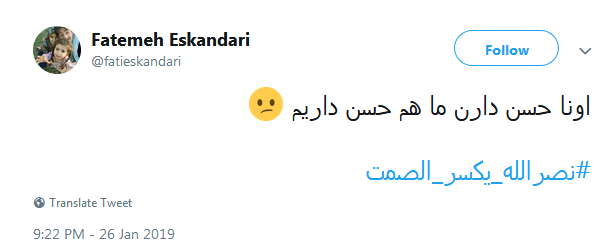 #نصرالله_يكسر_الصمت/ واکنش کاربران ایرانی به مصاحبه سیدحسن نصرالله