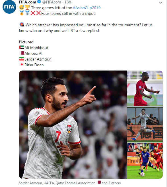 مهاجم ایران به نظر سنجی فیفا راه یافت