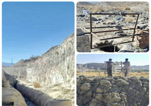 مرمت و بازسازی ۳۷رشته قنات با اعتبار ۱۴میلیارد ریال در میرجاوه