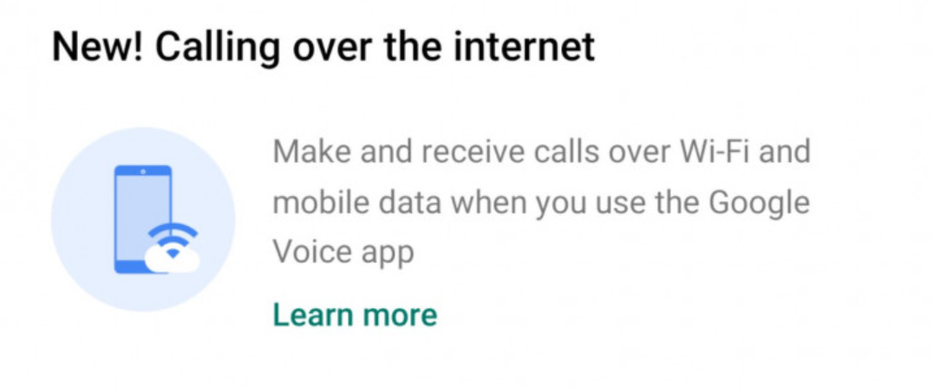 تکنولوژی انتقال صدا بر بستر شبکه به نرم&zwnj;افزار Google Voice اضافه می&zwnj;شود