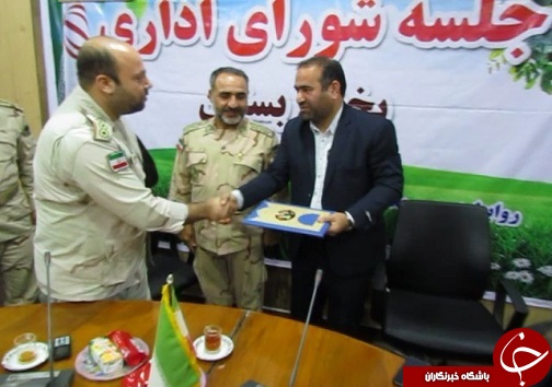 تودیع و معارفه فرمانده جدید گروهان مرزبانی بستان