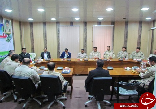 تودیع و معارفه فرمانده جدید گروهان مرزبانی بستان