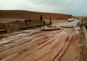 نیرو‌های آتش‌نشانی و شرکت برق پلدختر برای مقابله با سیلاب آماده باش شدند