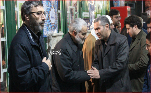 مراسم ترحیم مادرِ همسر حاج قاسم سلیمانی در کرمان + تصاویر