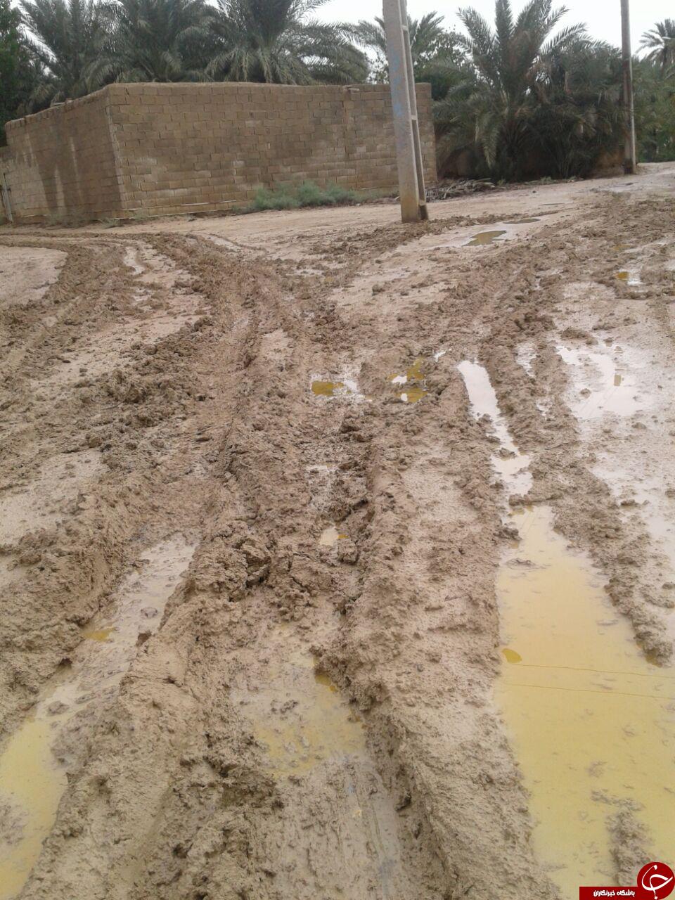 تردد سخت دانش&zwnj;آموزان از خیابان&zwnj;های گِل&zwnj;آلود 