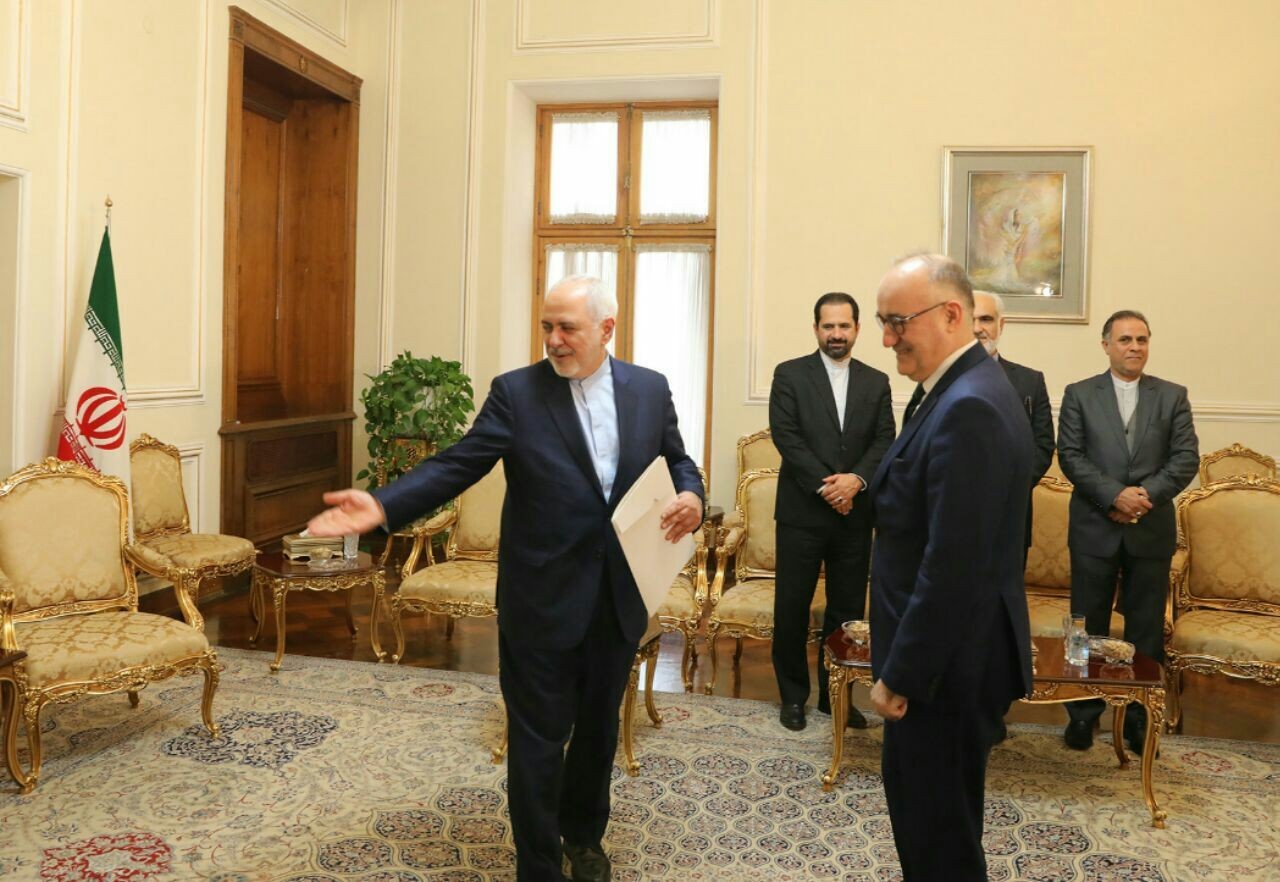 دیدار سفیر کرواسی با ظریف