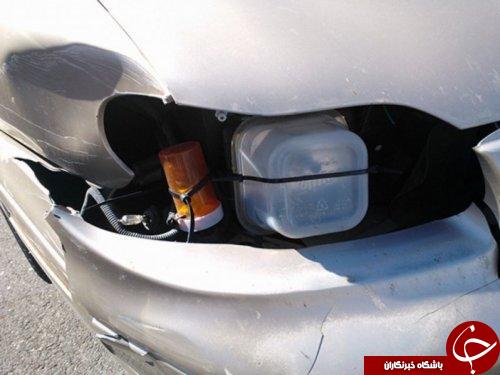 ابتکار خنده دار برای تعمیر خودروها +تصاویر