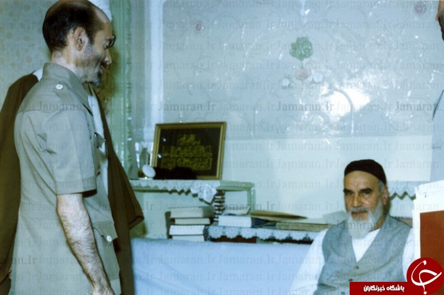 تصویر منتشر نشده از دیدار مرحوم محمدنبی حبیبی با امام خمینی (ره) +تصویر