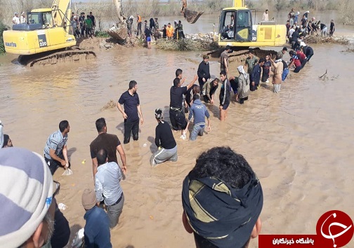 سیلاب هویزه و سوسنگرد در قاب دوربین+تصاویر