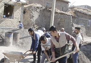 گروه جهادی راهیان کوثر محرومیت از چهره مناطق محروم می زداید