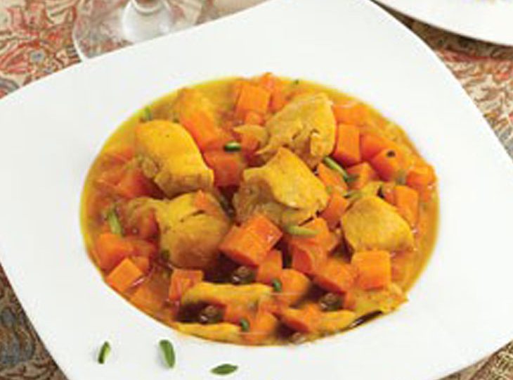 درمان آب سیاه چشم با ((خورش هویج و پسته))/ با مصرف این غذای محلی سندروم پیش از قاعدگی را رفع کنید
