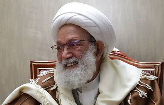 حضور شیخ عیسی قاسم در حرم امام خمینی (ره) +عکس